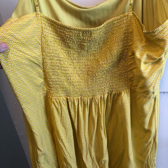 Tl xxl summer dress. Spaghetti straps, lined , zipper on side- elastic back used - Picture 5 of 9